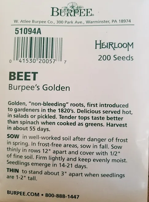 Beet Gardening for Success and Food This variety produces medium-sized, round beets with a distinctive red and white striped flesh. They mature in about 60 days and have a sweet, tender flavor